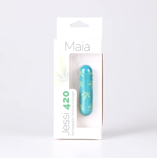JESSI 420 Rechargeable Emerald Mini Bullet